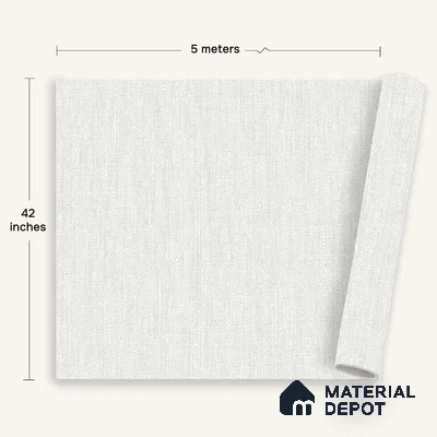 12122 | 5 Meter x 42 Inches Fabric Look Wallpaper - 57.41 Sq. Ft. | Minimum 10% wastage during installation
