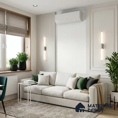 12122 | 5 Meter x 42 Inches Fabric Look Wallpaper - 57.41 Sq. Ft. | Minimum 10% wastage during installation