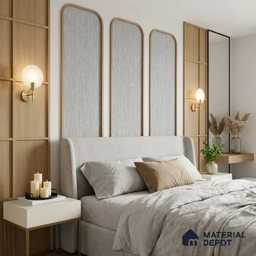 12124 | 5 Meter x 42 Inches Fabric Look Wallpaper - 57.41 Sq. Ft. | Minimum 10% wastage during installation