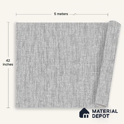 12124 | 5 Meter x 42 Inches Fabric Look Wallpaper - 57.41 Sq. Ft. | Minimum 10% wastage during installation