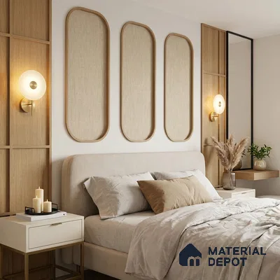 12129 | 5 Meter x 42 Inches Fabric Look Wallpaper - 57.41 Sq. Ft. | Minimum 10% wastage during installation