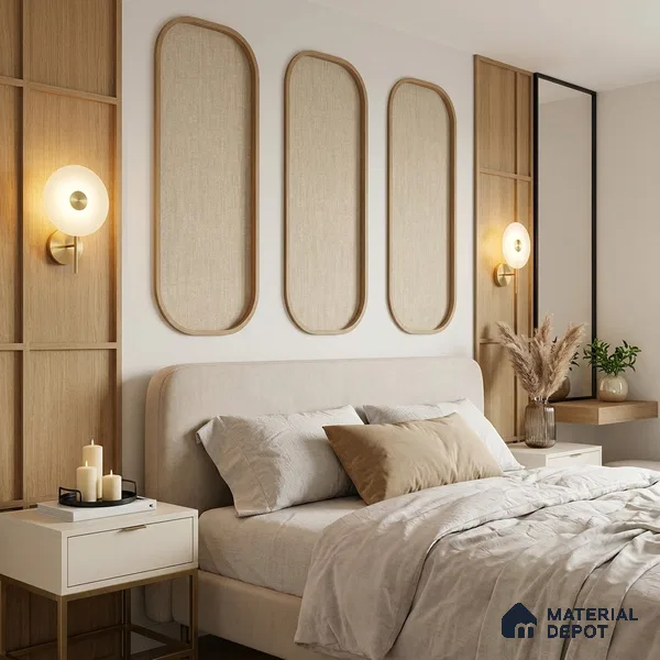 12129 | 5 Meter x 42 Inches Fabric Look Wallpaper - 57.41 Sq. Ft. | Minimum 10% wastage during installation