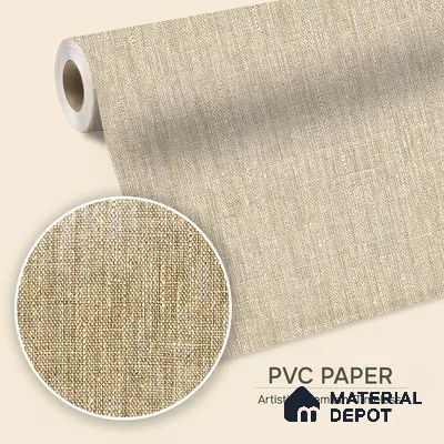 12129 | 5 Meter x 42 Inches Fabric Look Wallpaper - 57.41 Sq. Ft. | Minimum 10% wastage during installation