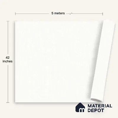 12125 | 5 Meter x 42 Inches Fabric Look Wallpaper - 57.41 Sq. Ft. | Minimum 10% wastage during installation