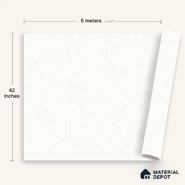 12125 | 5 Meter x 42 Inches Fabric Look Wallpaper - 57.41 Sq. Ft. | Minimum 10% wastage during installation