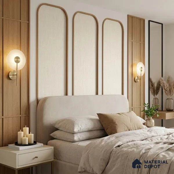 12126 | 5 Meter x 42 Inches Fabric Look Wallpaper - 57.41 Sq. Ft. | Minimum 10% wastage during installation