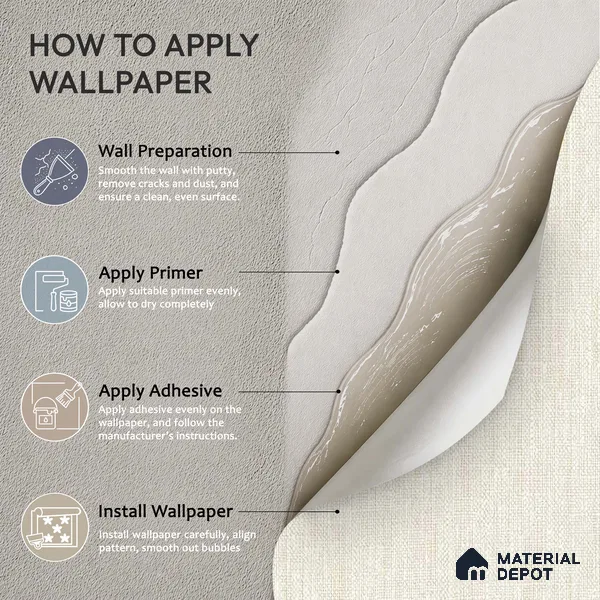 12126 | 5 Meter x 42 Inches Fabric Look Wallpaper - 57.41 Sq. Ft. | Minimum 10% wastage during installation