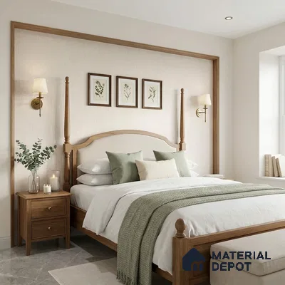 12127 | 5 Meter x 42 Inches Fabric Look Wallpaper - 57.41 Sq. Ft. | Minimum 10% wastage during installation
