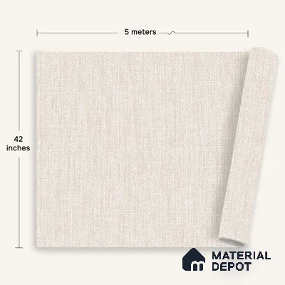 12127 | 5 Meter x 42 Inches Fabric Look Wallpaper - 57.41 Sq. Ft. | Minimum 10% wastage during installation