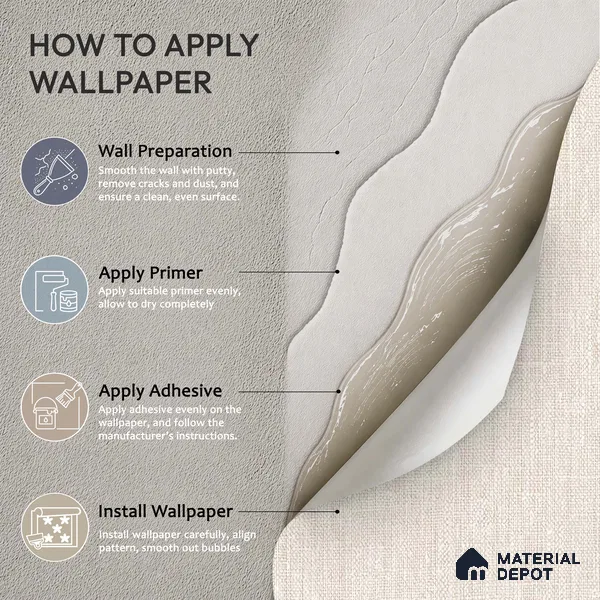 12127 | 5 Meter x 42 Inches Fabric Look Wallpaper - 57.41 Sq. Ft. | Minimum 10% wastage during installation
