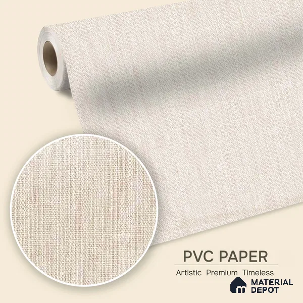 12127 | 5 Meter x 42 Inches Fabric Look Wallpaper - 57.41 Sq. Ft. | Minimum 10% wastage during installation