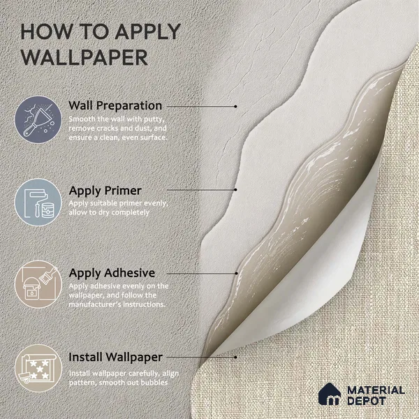 12128 | 5 Meter x 42 Inches Fabric Look Wallpaper - 57.41 Sq. Ft. | Minimum 10% wastage during installation