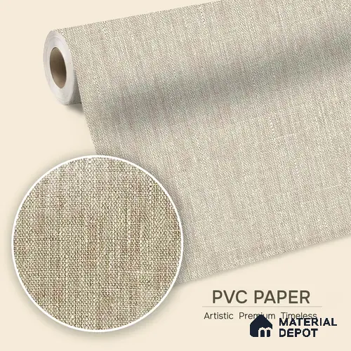 12128 | 5 Meter x 42 Inches Fabric Look Wallpaper - 57.41 Sq. Ft. | Minimum 10% wastage during installation