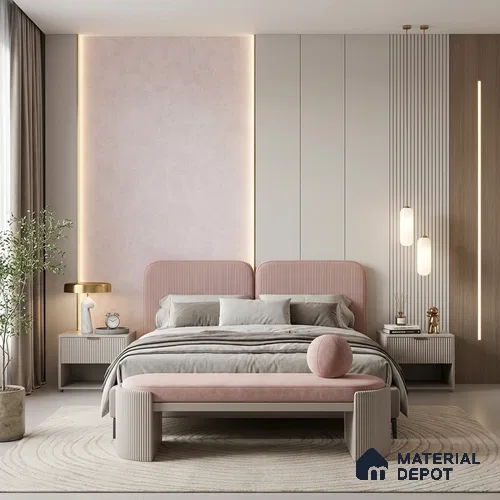 12139 | 5 Meter x 42 Inches Fabric Look Wallpaper - 57.41 Sq. Ft. | Minimum 10% wastage during installation