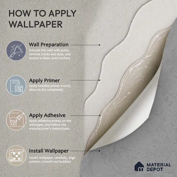 12141 | 5 Meter x 42 Inches Fabric Look Wallpaper - 57.41 Sq. Ft. | Minimum 10% wastage during installation