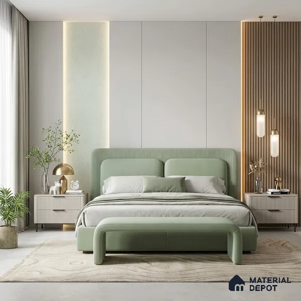 12138 | 5 Meter x 42 Inches Fabric Look Wallpaper - 57.41 Sq. Ft. | Minimum 10% wastage during installation