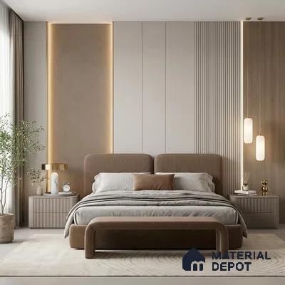 12142 | 5 Meter x 42 Inches Fabric Look Wallpaper - 57.41 Sq. Ft. | Minimum 10% wastage during installation