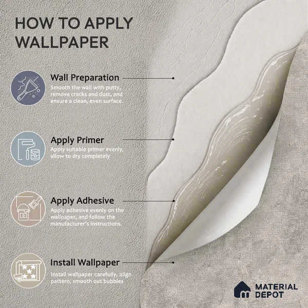12132 | 5 Meter x 42 Inches Fabric Look Wallpaper - 57.41 Sq. Ft. | Minimum 10% wastage during installation
