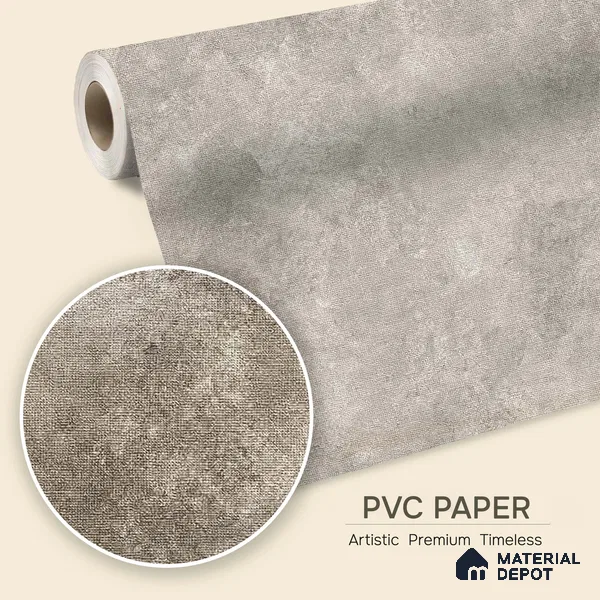 12132 | 5 Meter x 42 Inches Fabric Look Wallpaper - 57.41 Sq. Ft. | Minimum 10% wastage during installation