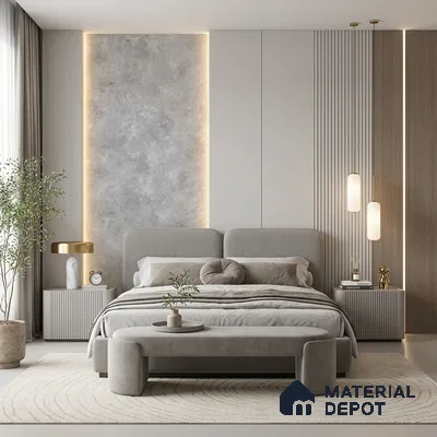 12130 | 5 Meter x 42 Inches Fabric Look Wallpaper - 57.41 Sq. Ft. | Minimum 10% wastage during installation