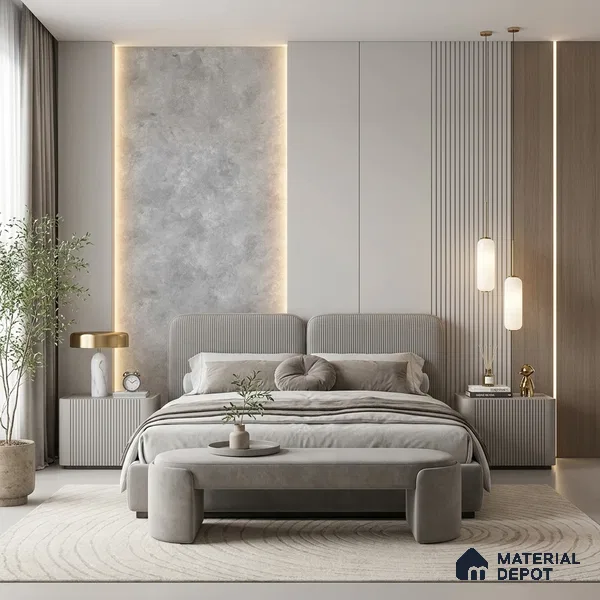 12130 | 5 Meter x 42 Inches Fabric Look Wallpaper - 57.41 Sq. Ft. | Minimum 10% wastage during installation