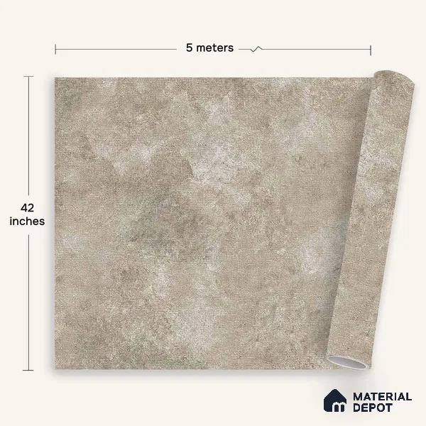 12133 | 5 Meter x 42 Inches Fabric Look Wallpaper - 57.41 Sq. Ft. | Minimum 10% wastage during installation