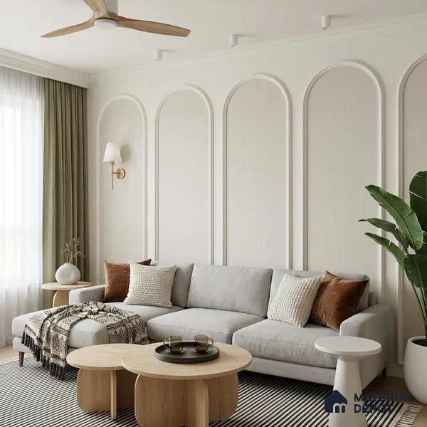 12103 | 5 Meter x 42 Inches Fabric Look Wallpaper - 57.41 Sq. Ft. | Minimum 10% wastage during installation