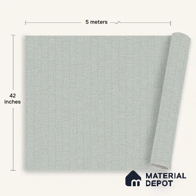 12109 | 5 Meter x 42 Inches Fabric Look Wallpaper - 57.41 Sq. Ft. | Minimum 10% wastage during installation
