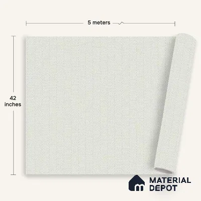 12108 | 5 Meter x 42 Inches Fabric Look Wallpaper - 57.41 Sq. Ft. | Minimum 10% wastage during installation