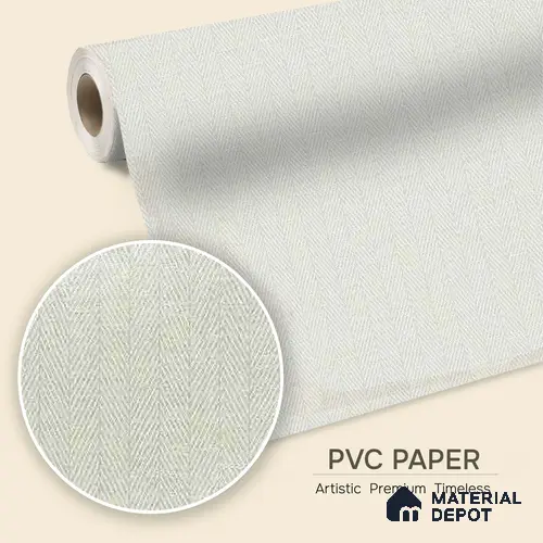 12108 | 5 Meter x 42 Inches Fabric Look Wallpaper - 57.41 Sq. Ft. | Minimum 10% wastage during installation
