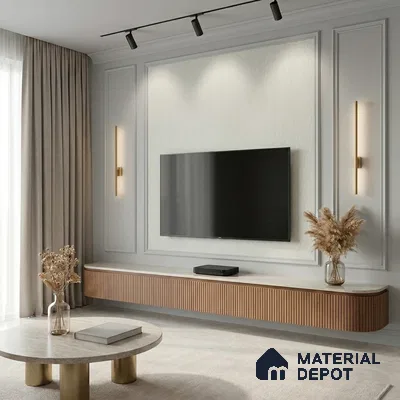 12108 | 5 Meter x 42 Inches Fabric Look Wallpaper - 57.41 Sq. Ft. | Minimum 10% wastage during installation