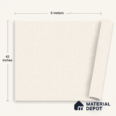 12104 | 5 Meter x 42 Inches Fabric Look Wallpaper - 57.41 Sq. Ft. | Minimum 10% wastage during installation