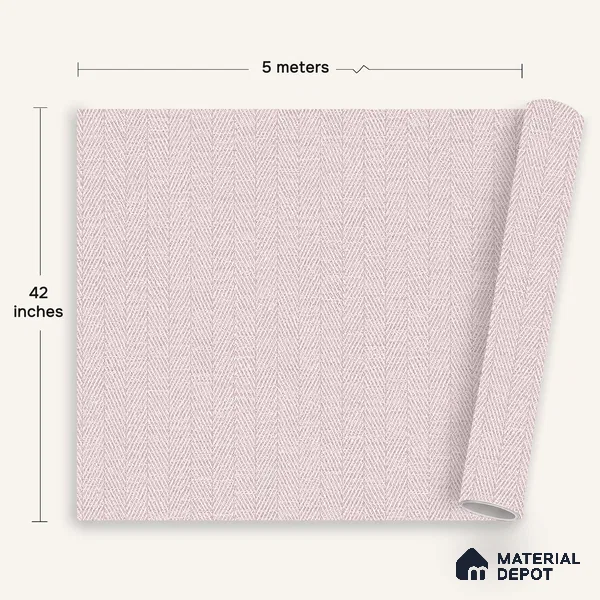 12105 | 5 Meter x 42 Inches Fabric Look Wallpaper - 57.41 Sq. Ft. | Minimum 10% wastage during installation