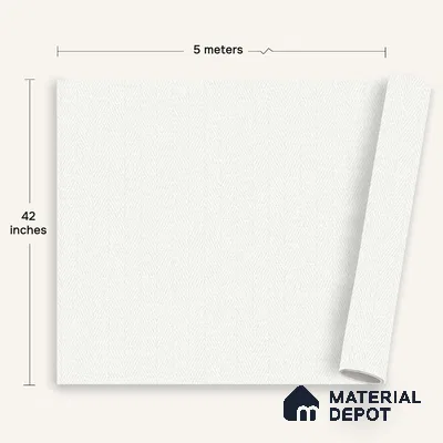 12101 | 5 Meter x 42 Inches Fabric Look Wallpaper - 57.41 Sq. Ft. | Minimum 10% wastage during installation