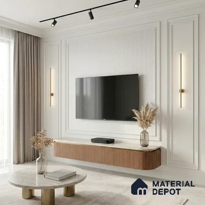 12101 | 5 Meter x 42 Inches Fabric Look Wallpaper - 57.41 Sq. Ft. | Minimum 10% wastage during installation