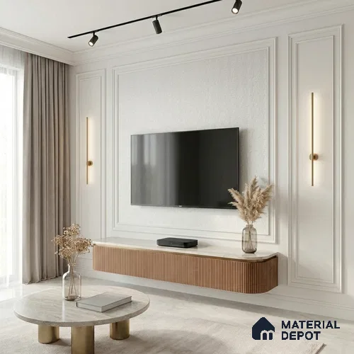 12101 | 5 Meter x 42 Inches Fabric Look Wallpaper - 57.41 Sq. Ft. | Minimum 10% wastage during installation