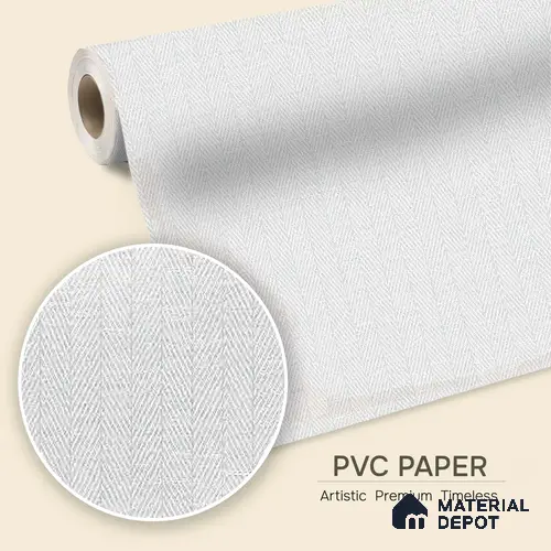 12106 | 5 Meter x 42 Inches Fabric Look Wallpaper - 57.41 Sq. Ft. | Minimum 10% wastage during installation