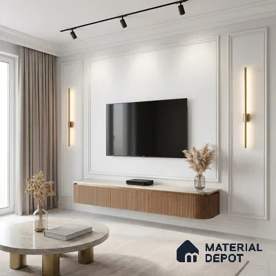 12106 | 5 Meter x 42 Inches Fabric Look Wallpaper - 57.41 Sq. Ft. | Minimum 10% wastage during installation