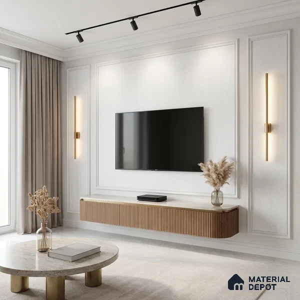 12106 | 5 Meter x 42 Inches Fabric Look Wallpaper - 57.41 Sq. Ft. | Minimum 10% wastage during installation