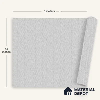 12107 | 5 Meter x 42 Inches Fabric Look Wallpaper - 57.41 Sq. Ft. | Minimum 10% wastage during installation