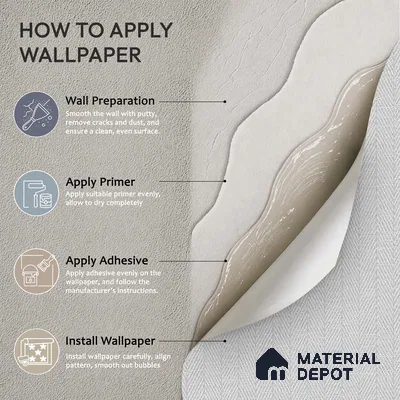 12107 | 5 Meter x 42 Inches Fabric Look Wallpaper - 57.41 Sq. Ft. | Minimum 10% wastage during installation