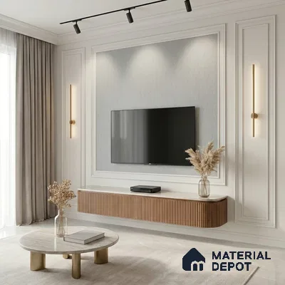12107 | 5 Meter x 42 Inches Fabric Look Wallpaper - 57.41 Sq. Ft. | Minimum 10% wastage during installation