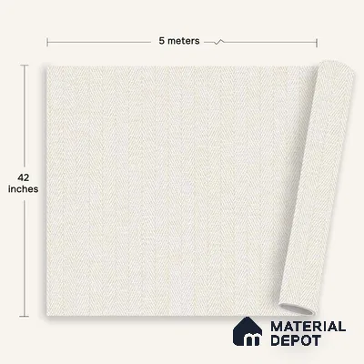 12102 | 5 Meter x 42 Inches Fabric Look Wallpaper - 57.41 Sq. Ft. | Minimum 10% wastage during installation