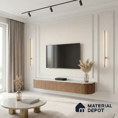 12102 | 5 Meter x 42 Inches Fabric Look Wallpaper - 57.41 Sq. Ft. | Minimum 10% wastage during installation