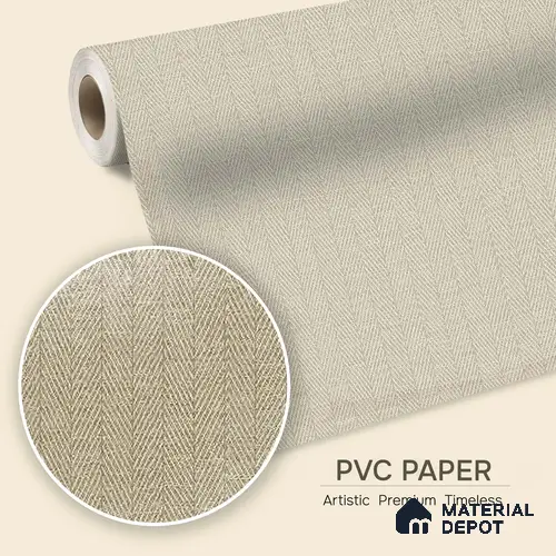 12110 | 5 Meter x 42 Inches Fabric Look Wallpaper - 57.41 Sq. Ft. | Minimum 10% wastage during installation