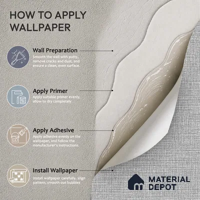 12111 | 5 Meter x 42 Inches Fabric Look Wallpaper - 57.41 Sq. Ft. | Minimum 10% wastage during installation