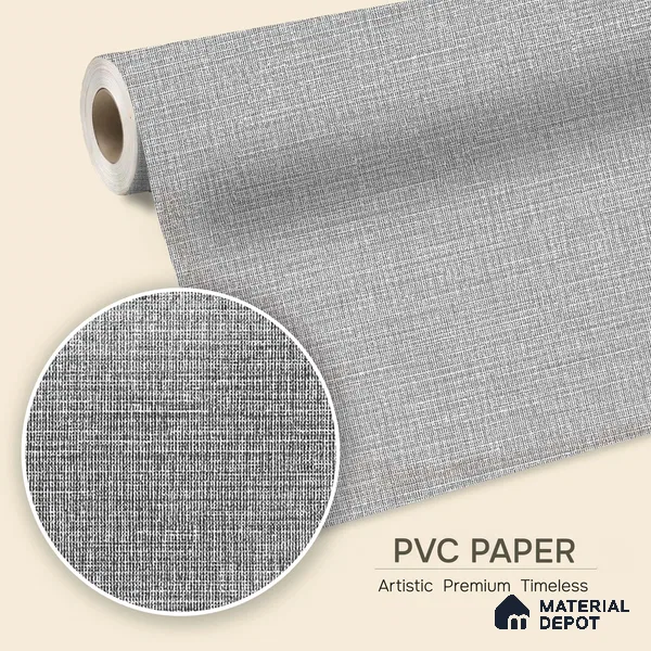 12111 | 5 Meter x 42 Inches Fabric Look Wallpaper - 57.41 Sq. Ft. | Minimum 10% wastage during installation