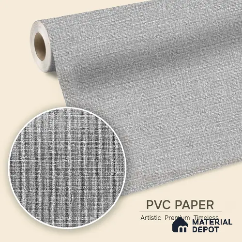 12111 | 5 Meter x 42 Inches Fabric Look Wallpaper - 57.41 Sq. Ft. | Minimum 10% wastage during installation