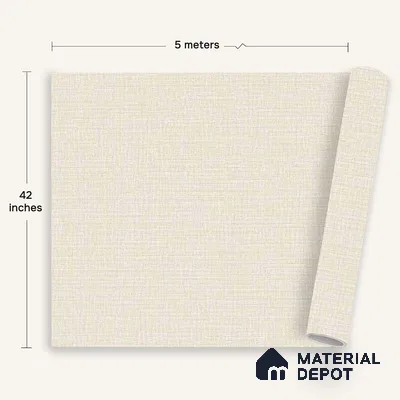 12112 | 5 Meter x 42 Inches Fabric Look Wallpaper - 57.41 Sq. Ft. | Minimum 10% wastage during installation