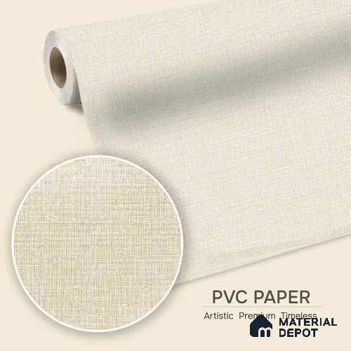 12112 | 5 Meter x 42 Inches Fabric Look Wallpaper - 57.41 Sq. Ft. | Minimum 10% wastage during installation